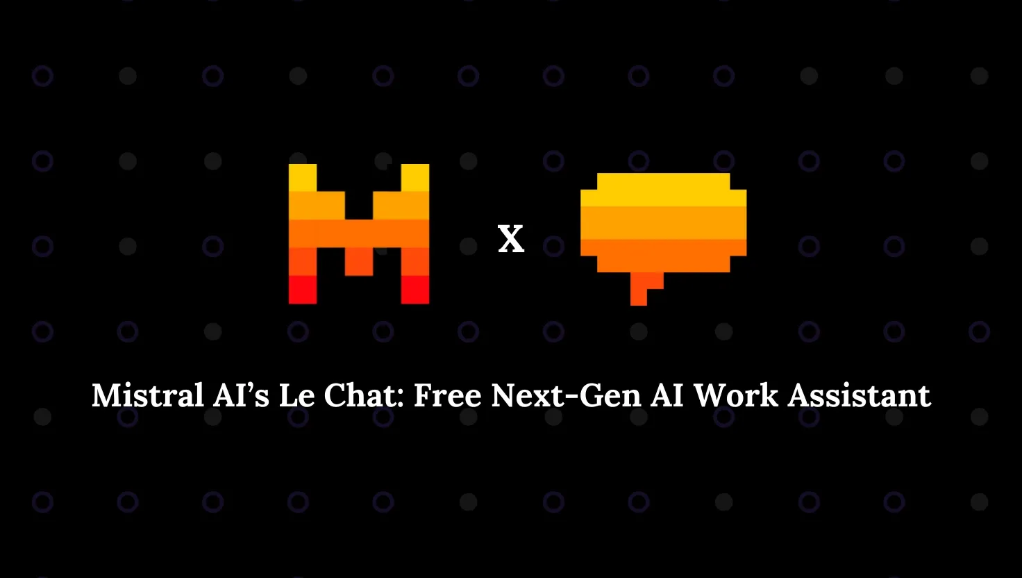 Mistral AI's Le Chat logo. Free next-generation AI work assistant.